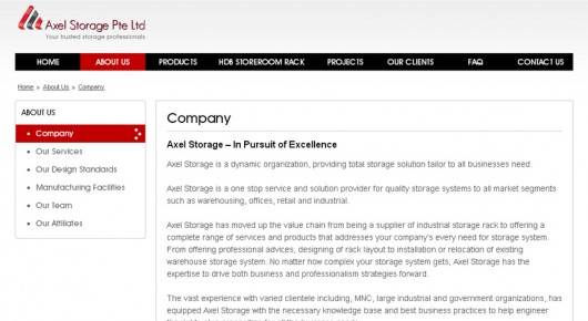 Projects - Axel Storage